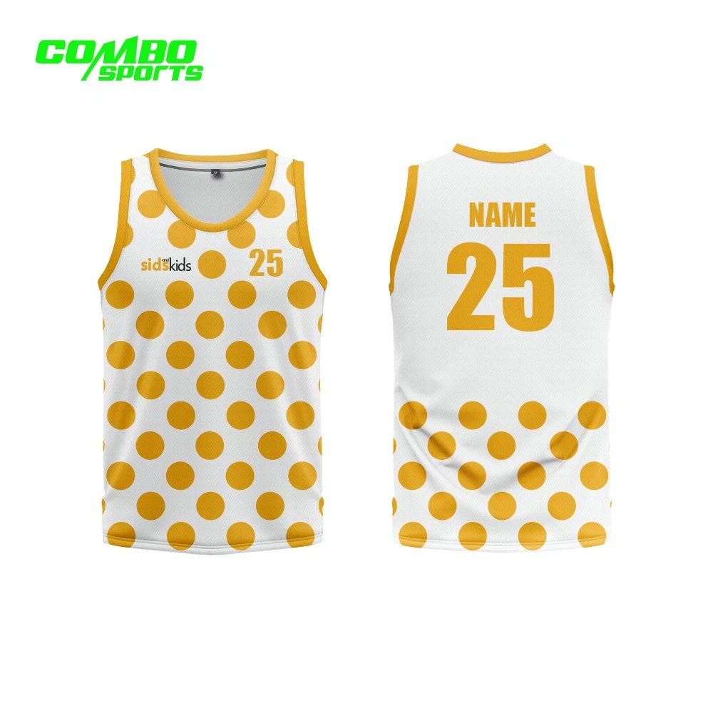 Low MOQ Deportes de Baloncesto de Rendimiento de alta calidad/alto costo running Camisas impresas con Informe SGS BV Intertek