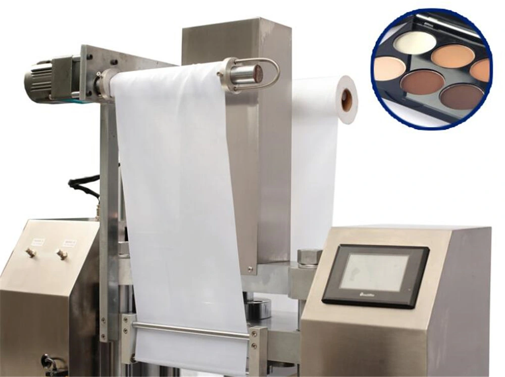 Automatic Filling and Making Eye Shadow Makeup Powder Press Machine