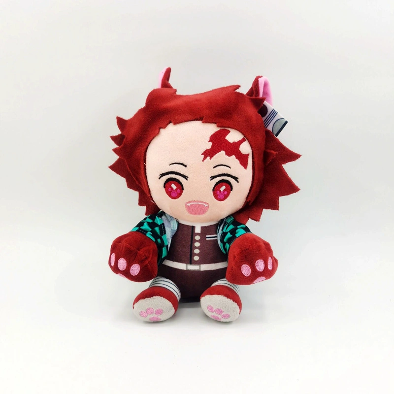 Demon Slayer Plush Toys Cartoon Characters Tanjirou Nezuko Agatsuma Zenitsu Plush Toys Dolls