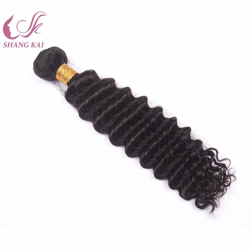 Remy Indian Hair Raw Virgin Wavy Bohemian Curl Human Hair Weave/Bundles Extension, Wholesale/Supplier Black Hair Products