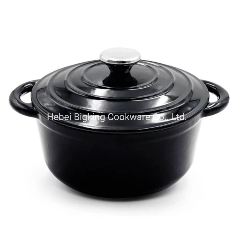 Enamel Cast Iron Pot Camping Cast Iron Fondue Pot