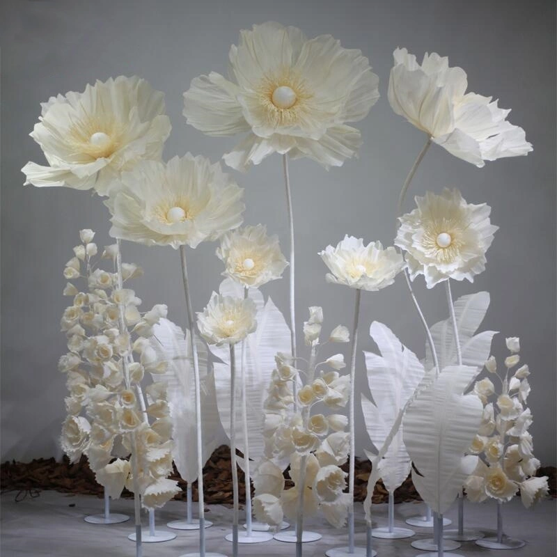 Wedding Simulation Flower Decoration Activity Scene Layout Paper Flowers