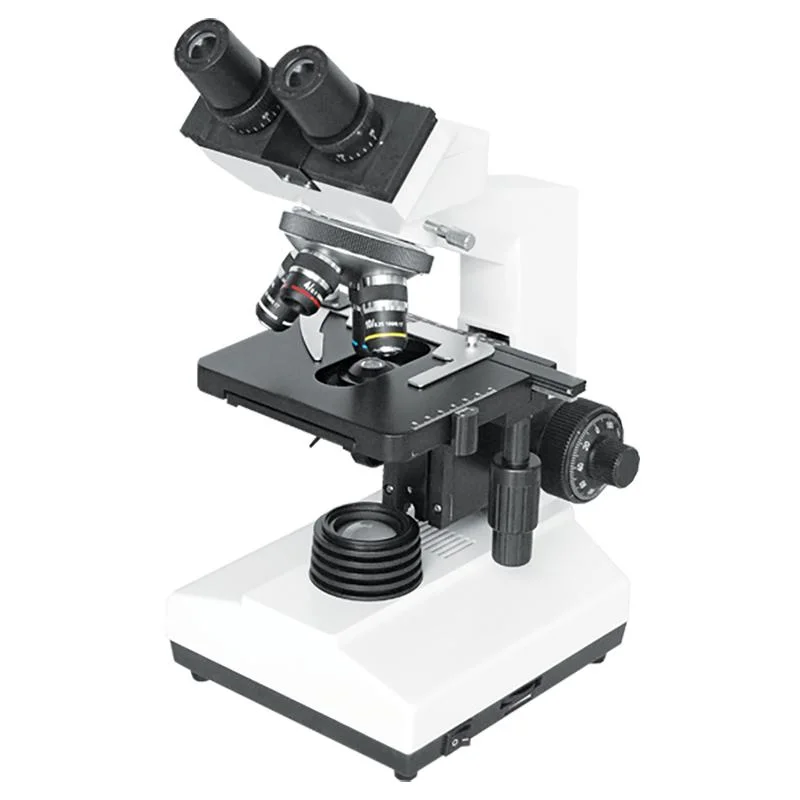 Medizinische Verwendung Binokulares Sehen Optisches Biologisches Mikroskop