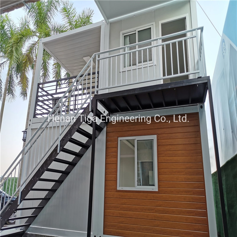 Sustainable Quick Installation Light Steel Two Floors Container Rooms