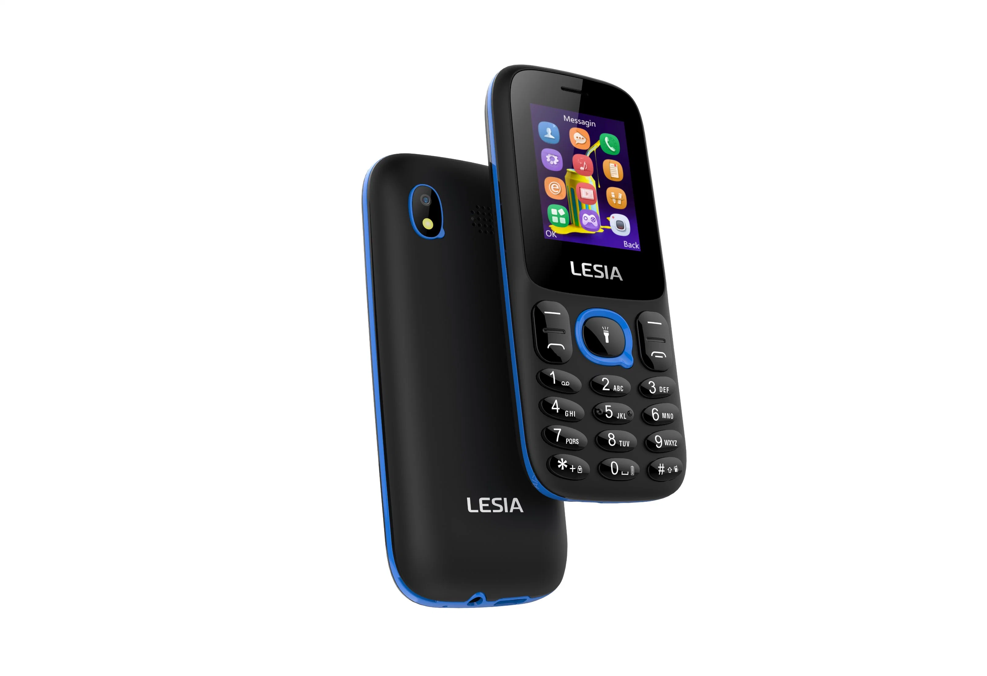 GSM 850/900/1800/1900MHz Hot Leisa 1.77inch 2g Phone 32+32GB Cell Phone with Keypad 800mAh Mobile Phone China Manufactory ODM/OEM Phone