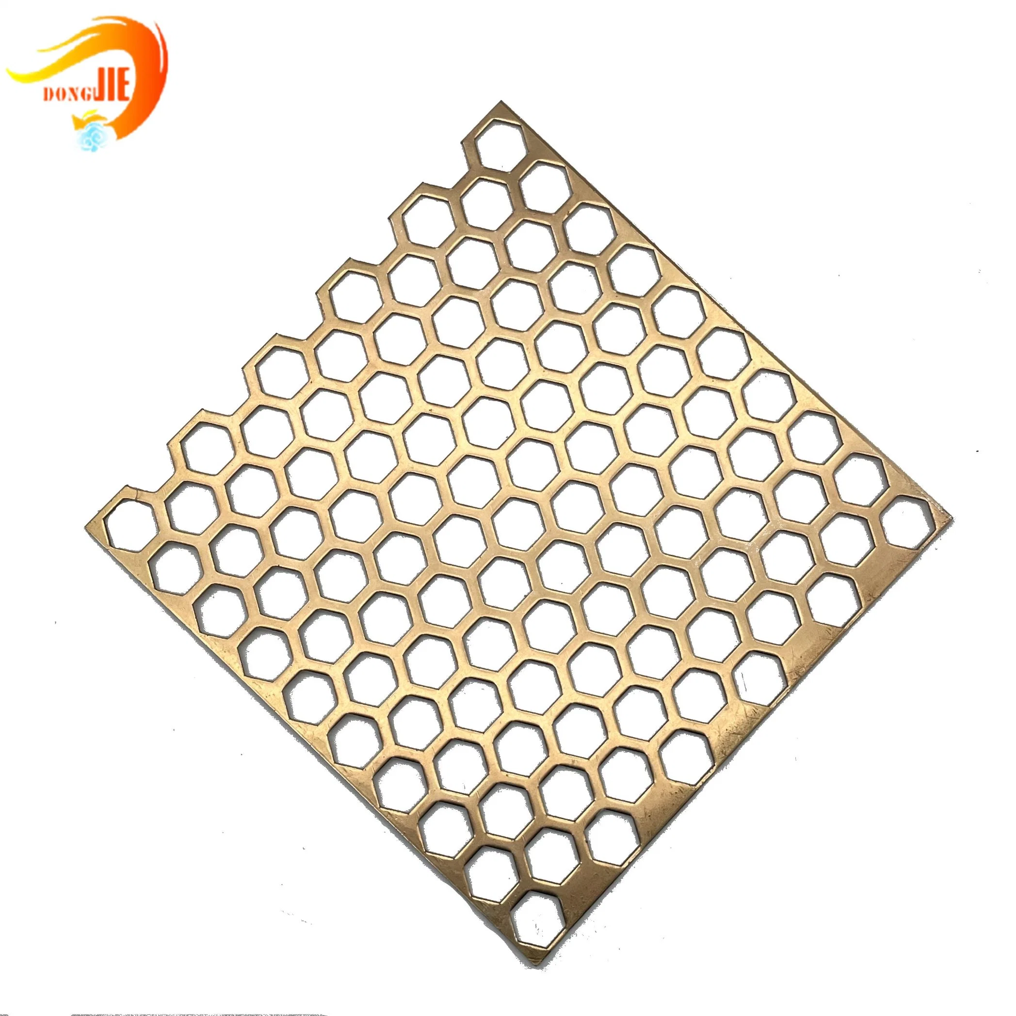 Corrosion Resistance Ceiling Panels Hexagonal Perforated Steel Sheet