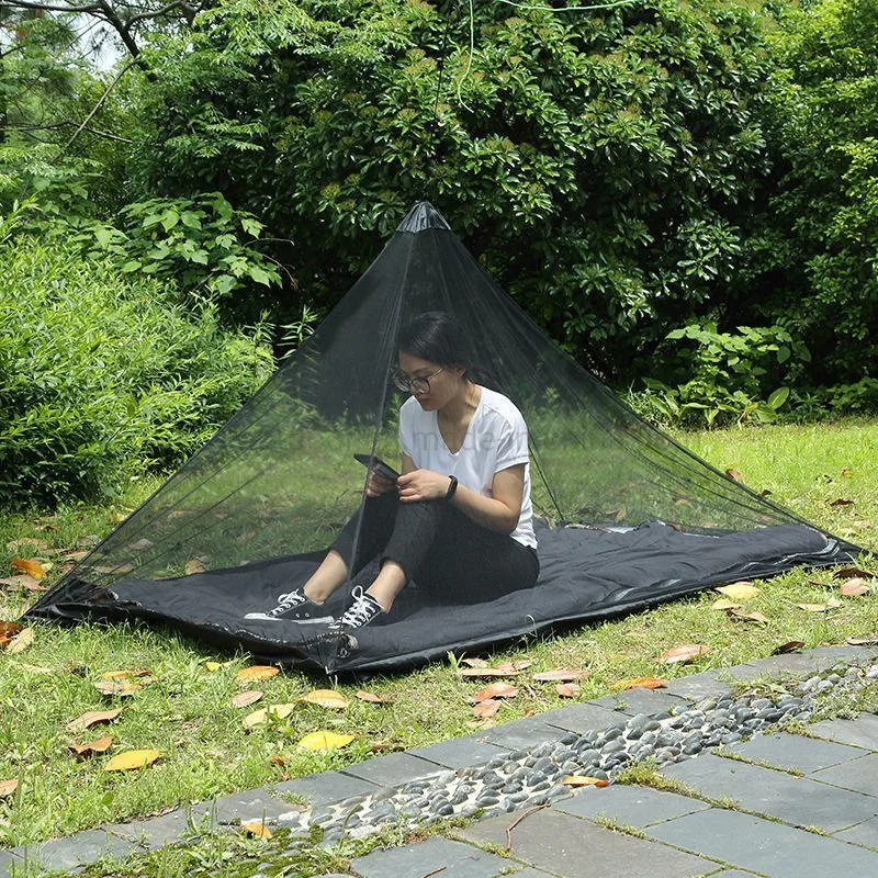 Outdoor Indoor Single Anti Insects Protecting Camping Mosquito Net Tents Canopy Net Tent