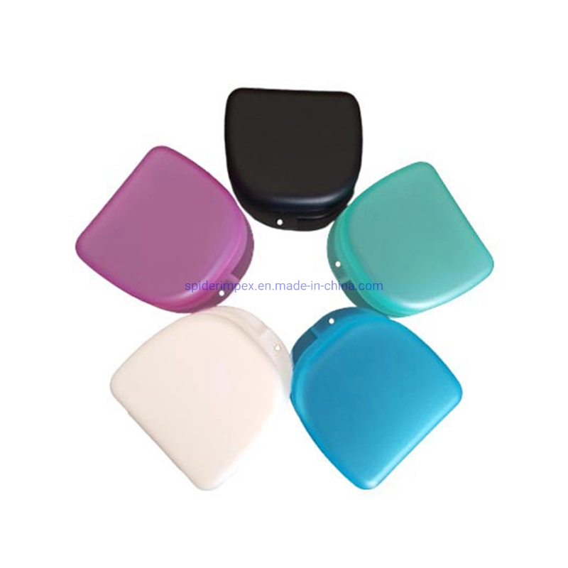 Portable High Grade Matte Plastic Orthodontic Dental Retainer Case