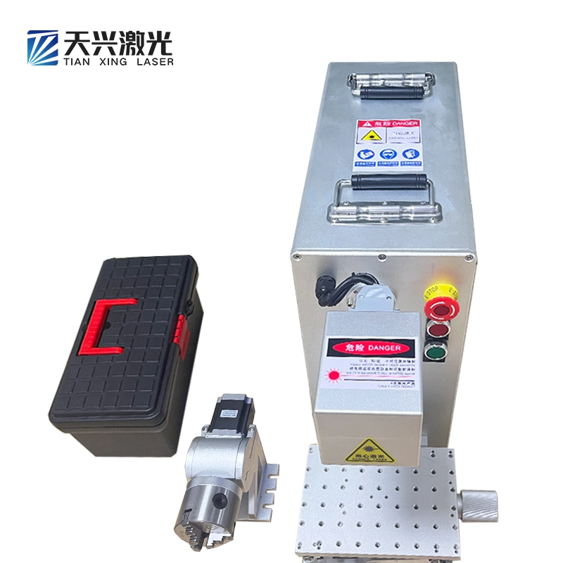 Portable Wholesale/Supplier Date Logo Code Mini Laser Printer for Metal Fiber Laser Marking Machine