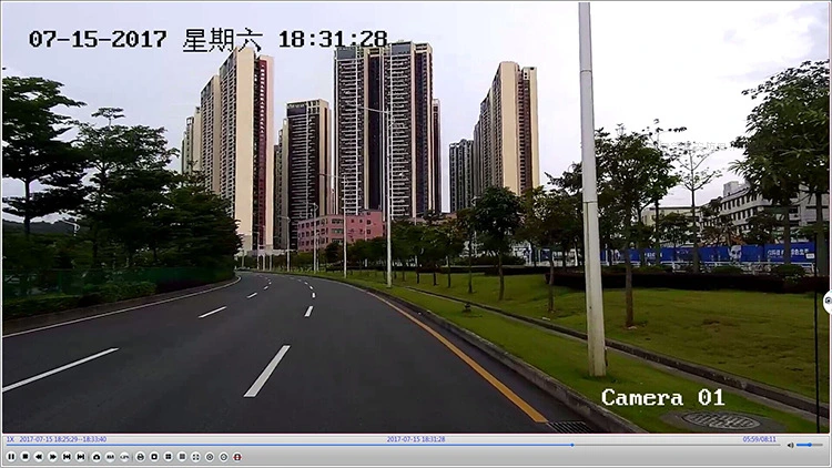 80m Infrared 18X Vehilce High Speed PTZ CCTV Camera