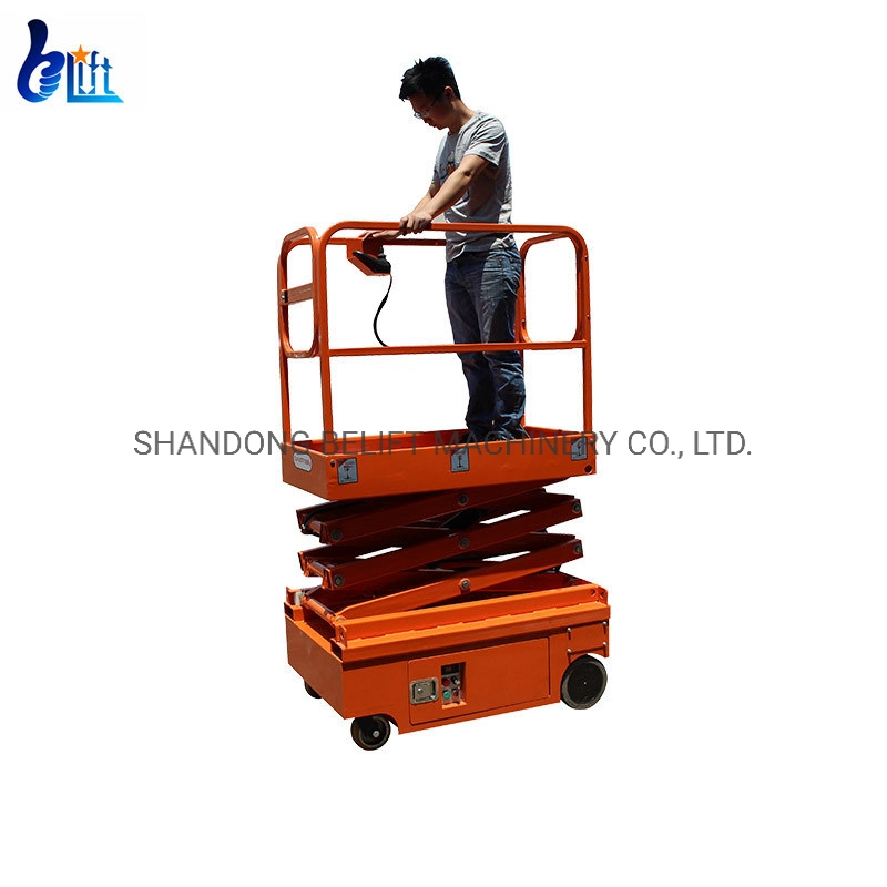 Mini Self Propelled Scissor Lift Access Platform Equipment