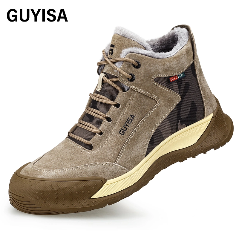 Guyisa MID-Top New Wear-Resistant Fashion Comfortable Anti-Smashing Anti-Piercing Safety Shoes