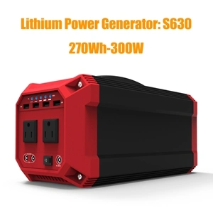 Mini off-Grid System Solar Power/System Generator Lithium Battery 270wh