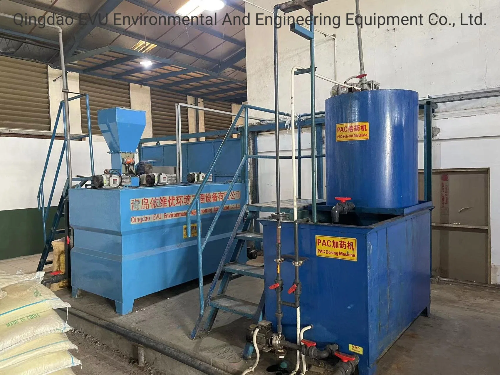 Industrielle Elektrokoagulation System Textile Abwasser Reinigung Gerinnungsmaschine Abwasser Elektrische Flockungsanlage Daf Abwasserbehandlung