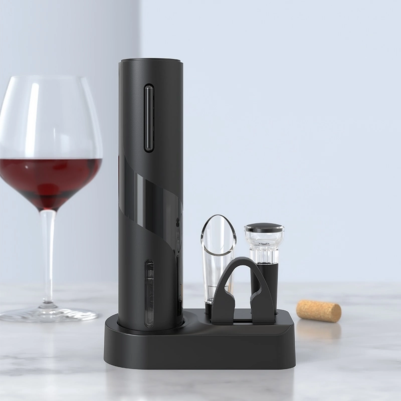 Premium Wine Aerator and Preserver Attached Electric Wine Opener Set