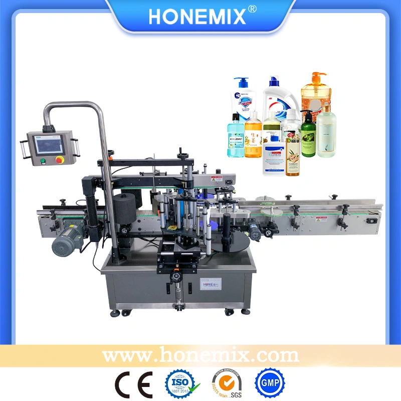 Hone Fully Automatic Double Side Labeling Machine /High Speed Label Machine Custom Ribbon Printing Device Batch Number