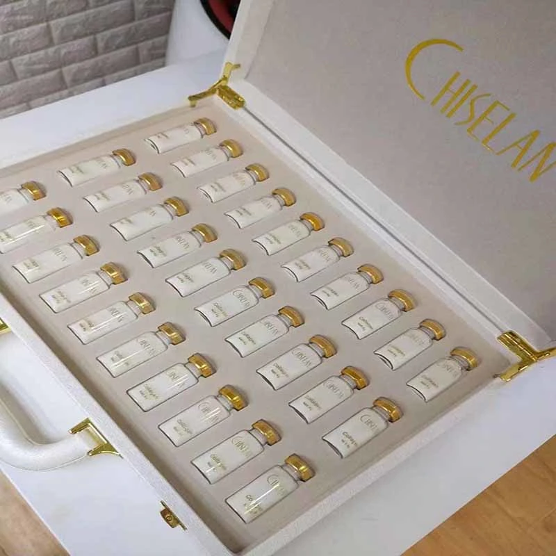 Chiselan L-glutathion les produits de blanchiment de la peau pour la peau Noire Corps coréen Blanchissant Blanchissant la peau d'injection de produit de beauté