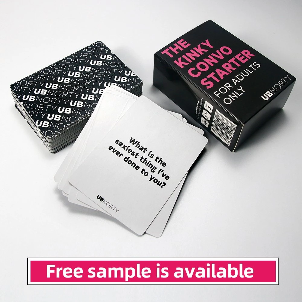 Jeu de cartes d'échantillons gratuit cadeau promotionnel recyclage Art Paper jouer Jeux de cartes Jeux de cartes avec livraison rapide