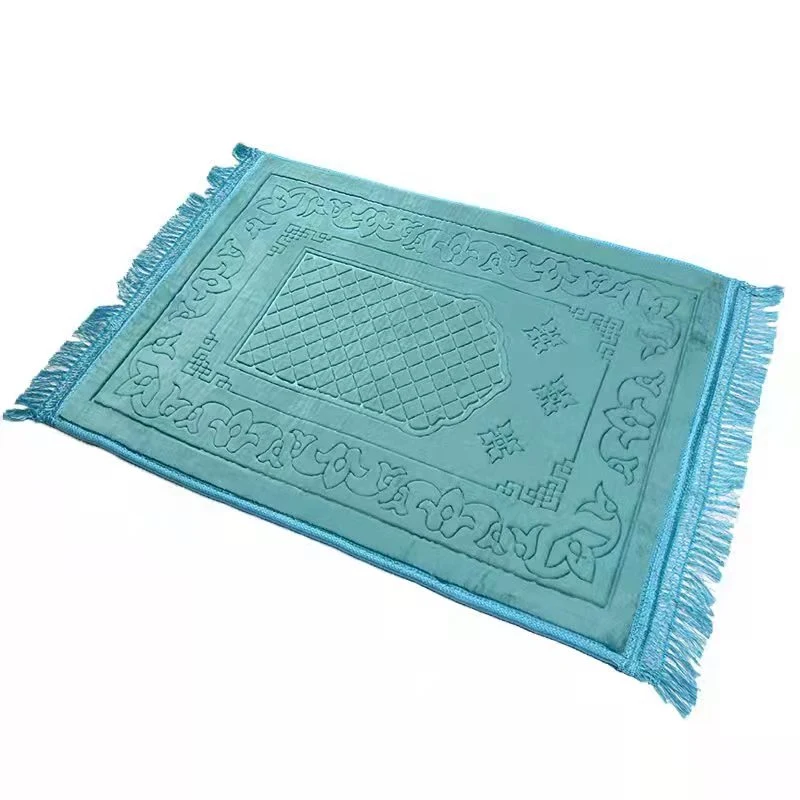 2023 Vison tapis de prière nouvelle mosquée Portable voyage prière musulmane Tapis Tapis doux tapis islamique de la Turquie tapis de prière la coutume musulmane mosquée prier mat