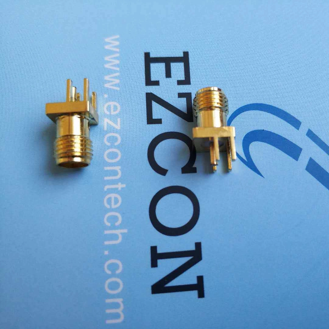 SMA Female Jack RF Coaxial Connector Offset Pin Solder Type for PCB Panel Mount