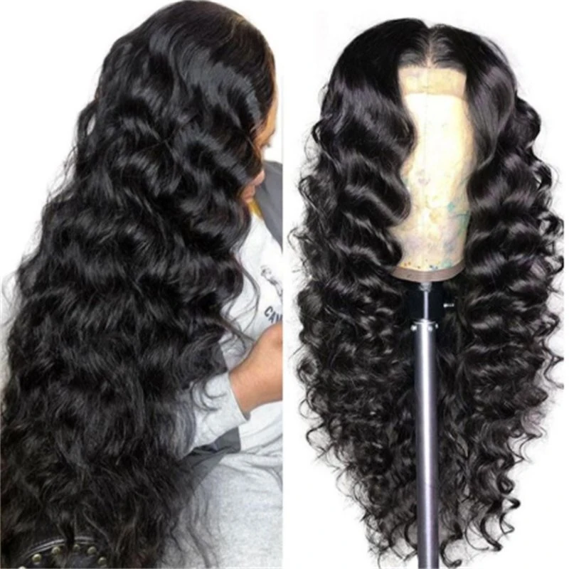 High Quality Brazilian13X4 HD Lace Closure Loose Wave Lace Front Human Hair Wig