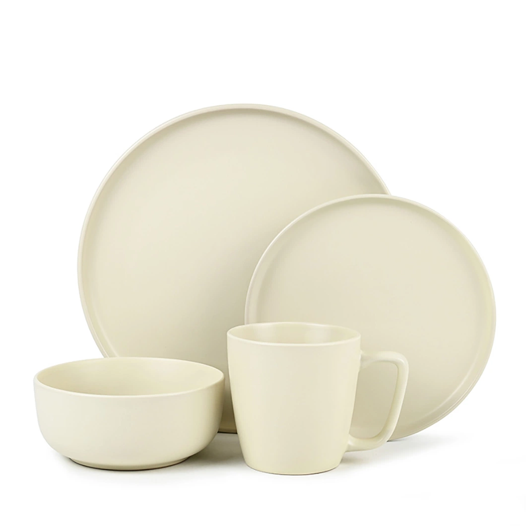 Japanese Popular Ceramic Dinner Set High-Quality Restaurant Dinnerware 4-Piece Set Tableware