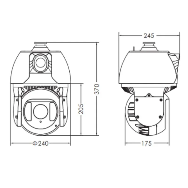 Face Capture 33X Optical Zoom High Speed Dome Panorama Camera