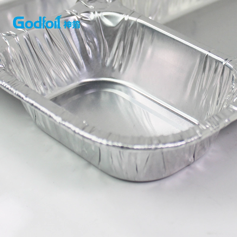 Healthy Mutli-Compartment Aluminum Foil School Container for Food Packing