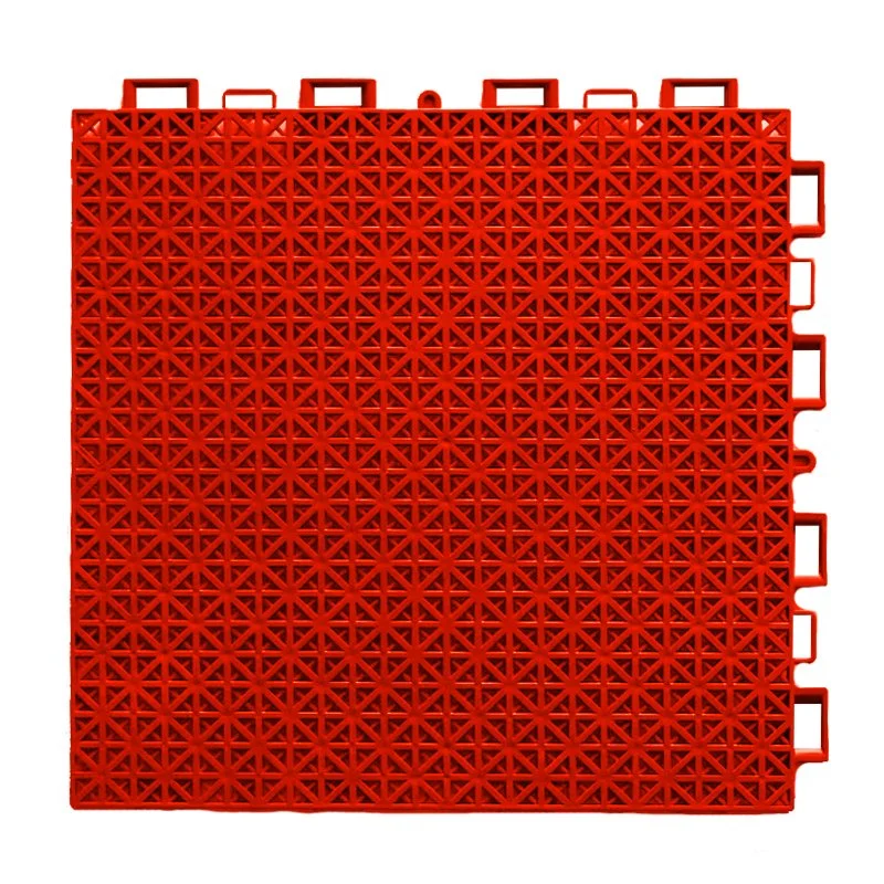 Empalme resistente a UV interlocking Modular PP Suelo Tile para Voleibol cancha