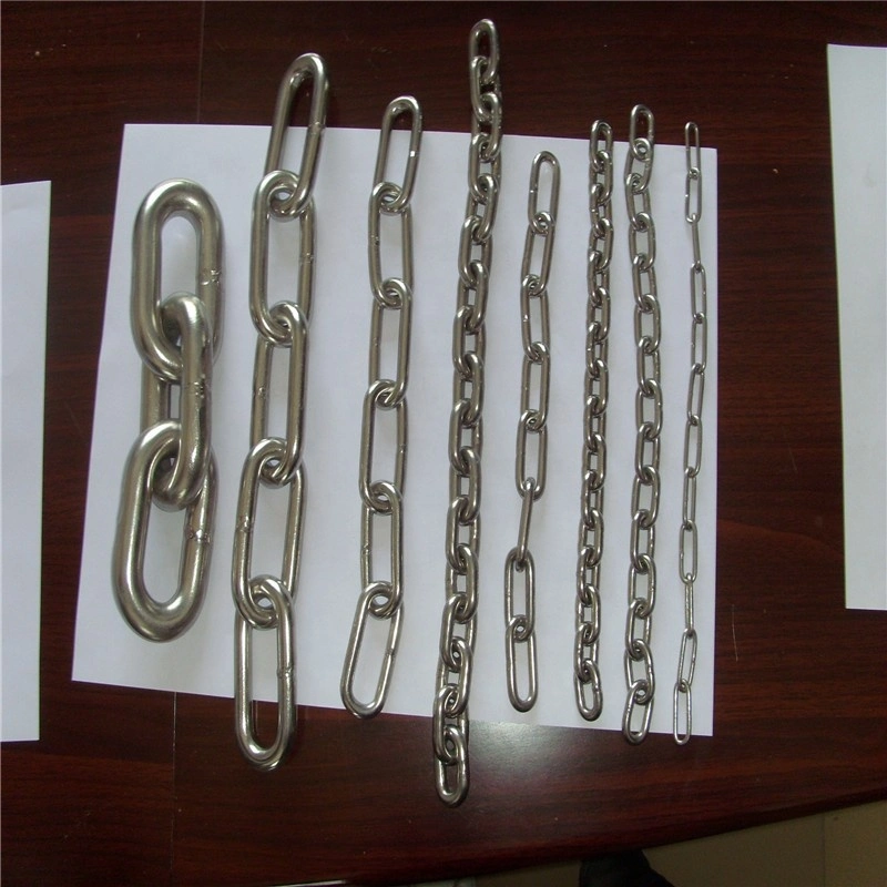 OEM Steelless Steel 304/316 4*20/ 22*88/42*168 Lifting Link Chain Factory Supply Good Usage Feedback