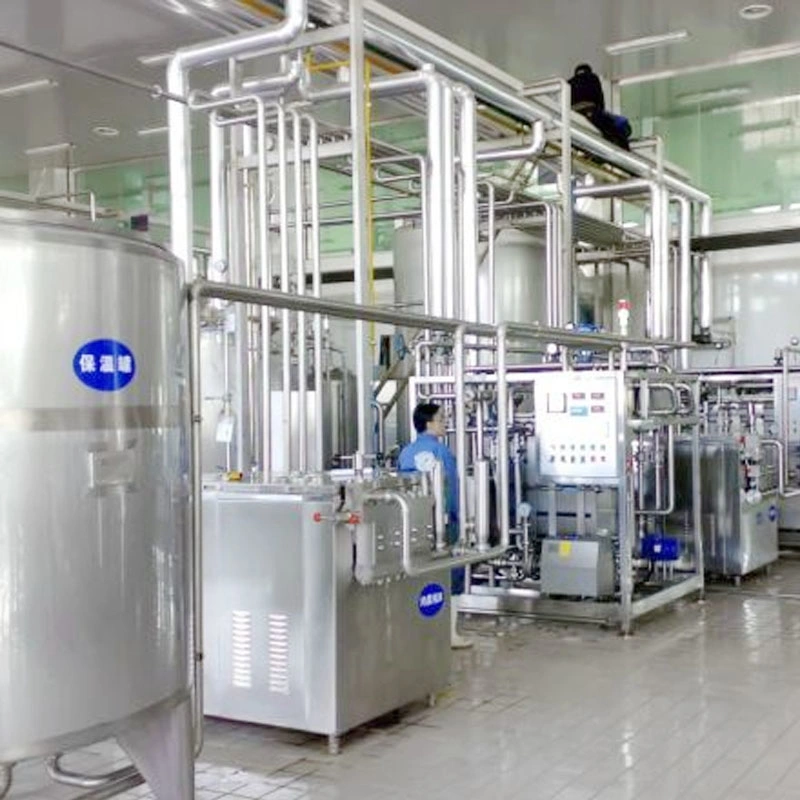 Full-automatic control 5000L/H uht milk processing line