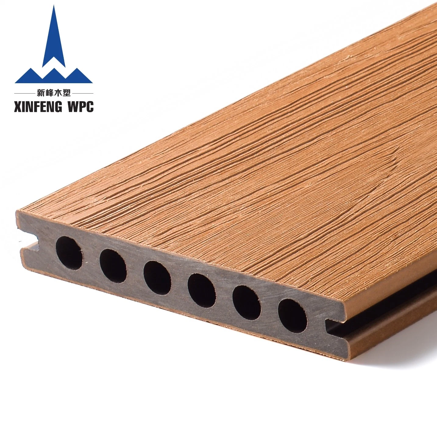 Anti-Slip and Waterproof WPC Coextruded Flooring Board with High Strength