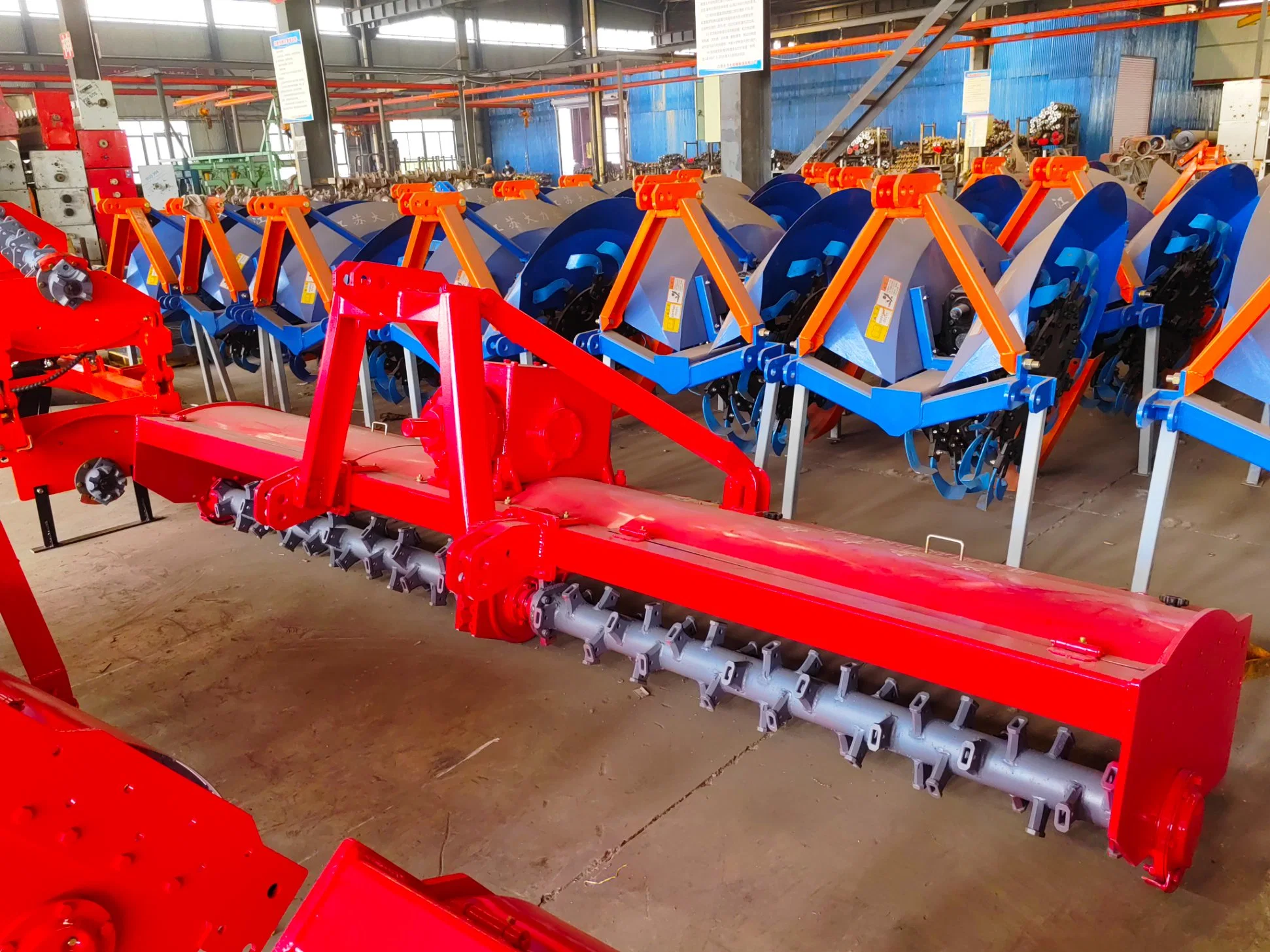 Foldable Super Large Super Powerful Rotary Tiller.