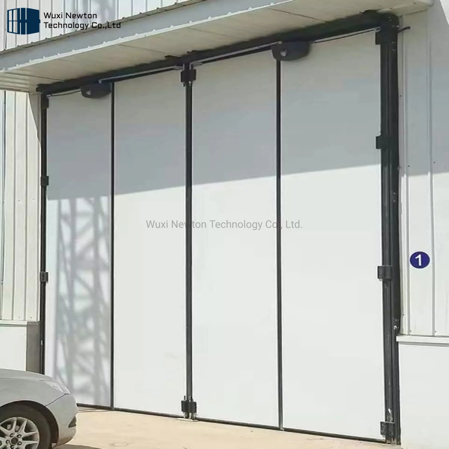 Remote Control Industrial Warehouse Shop Folding Door Garage