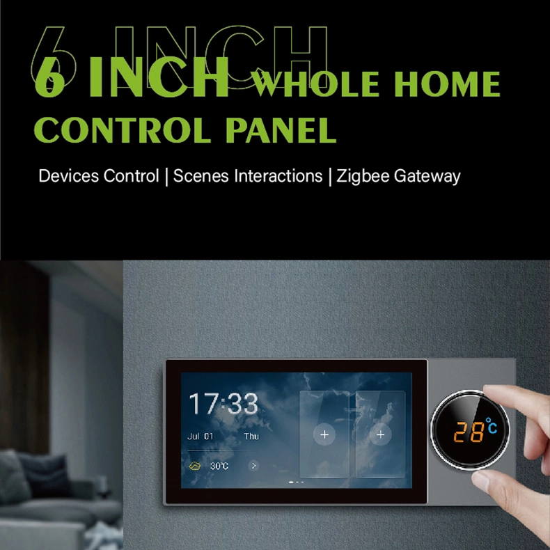 Tuya Smart Home Control System BLE in-Wall Central Control Switch Fenster