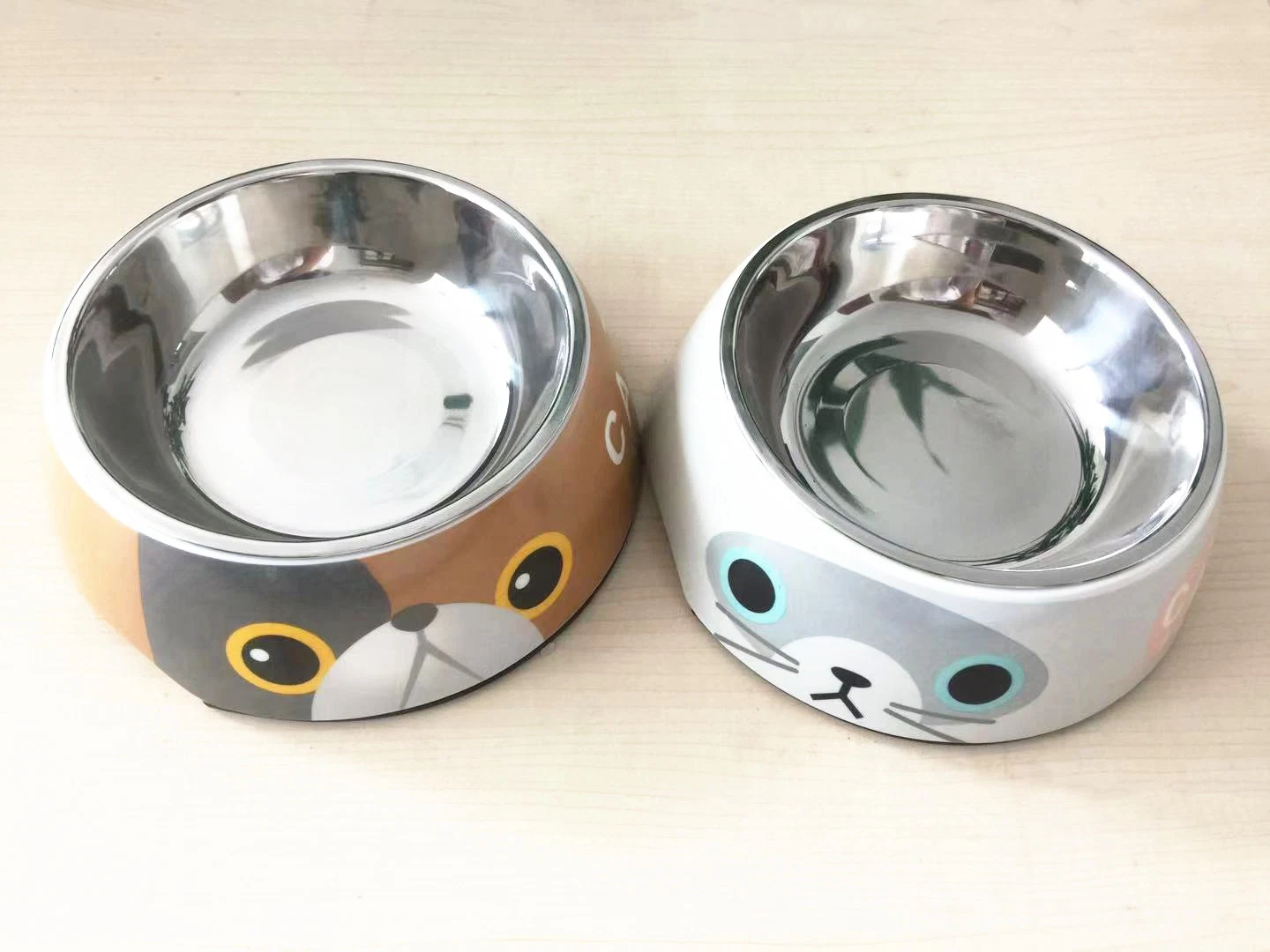 OEM Multiple Sizes Bowl Stainless Steel Feeding Bowl Quality Pet Feeders for Dog Cat