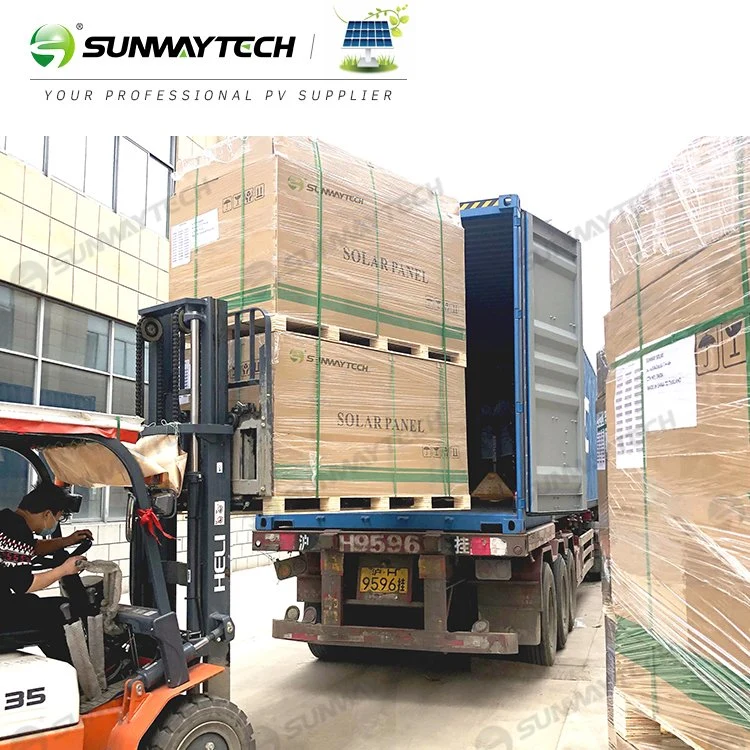 144cells TUV Inmetro Sunway Plywood Package 2108*1048*35mm Solar Energy Jinko Solar