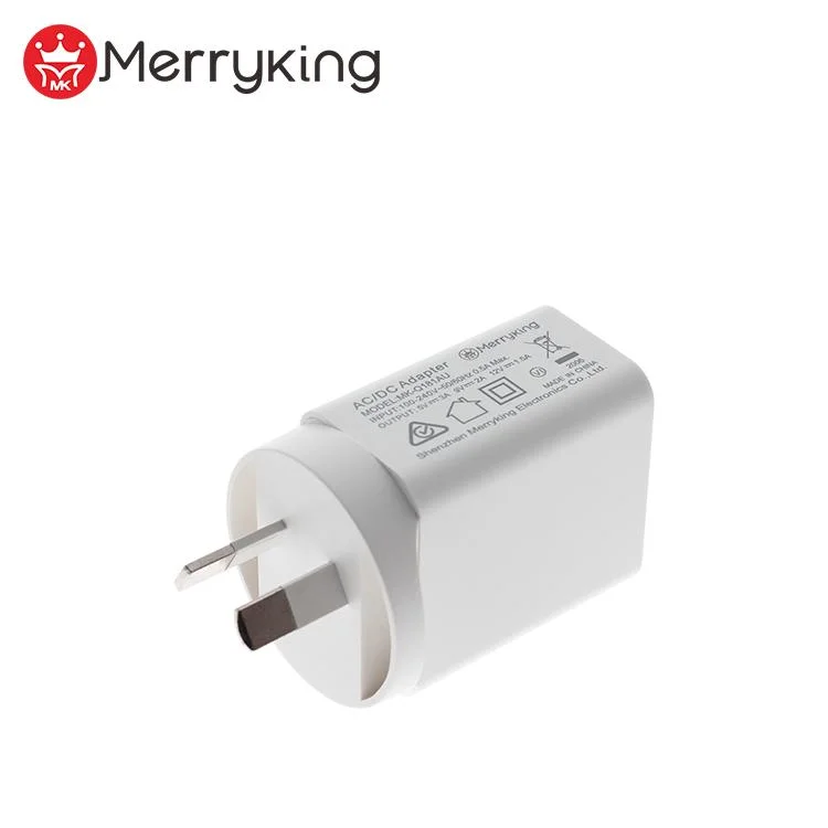 Merryking Factory Quick Charge QC3.0 18W USB Wall Charger with Au Plug