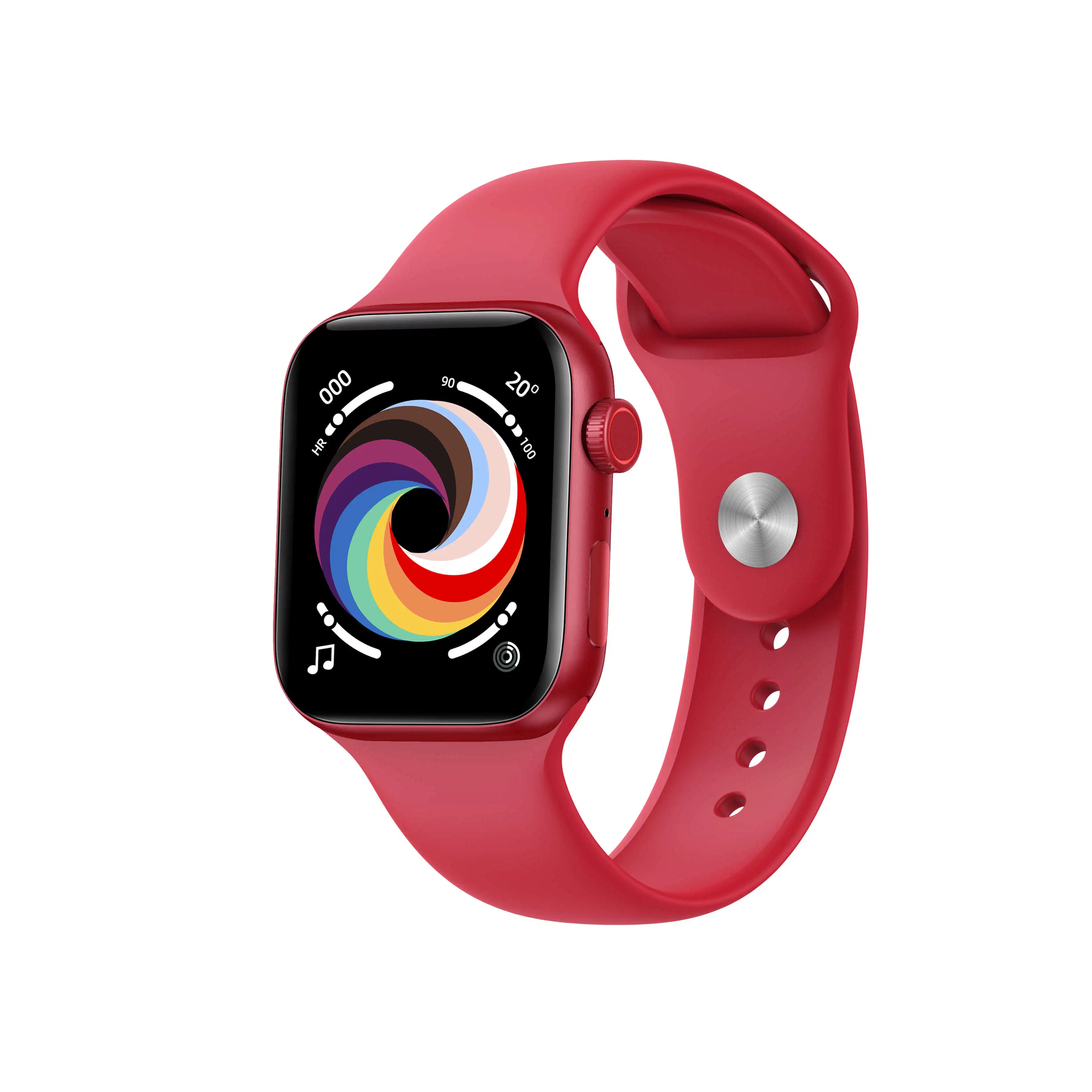 Wt7 de la banda de silicona personalizadas para Apple Watch puede escuchar canciones