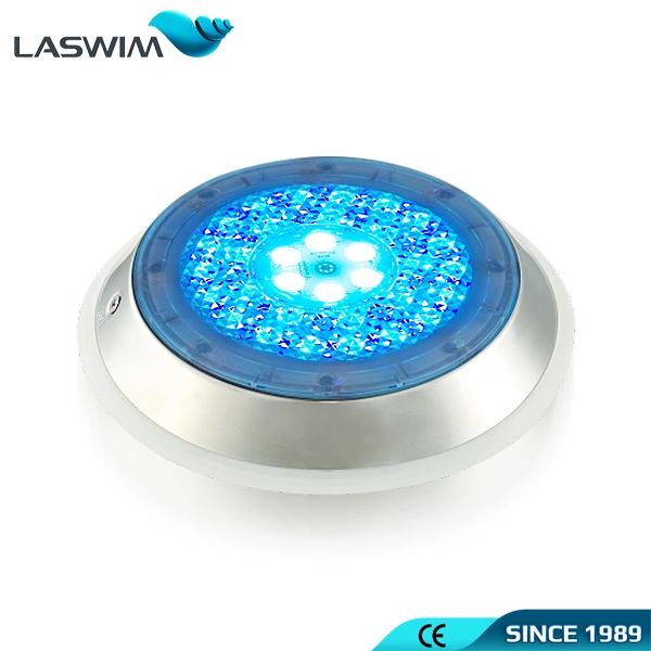 IP68 18W AC12-20V Cool White, Warm White, RGB Mixing LED Underwater Light, Wall-Mounted Stainless Steel Swimming Pool Light