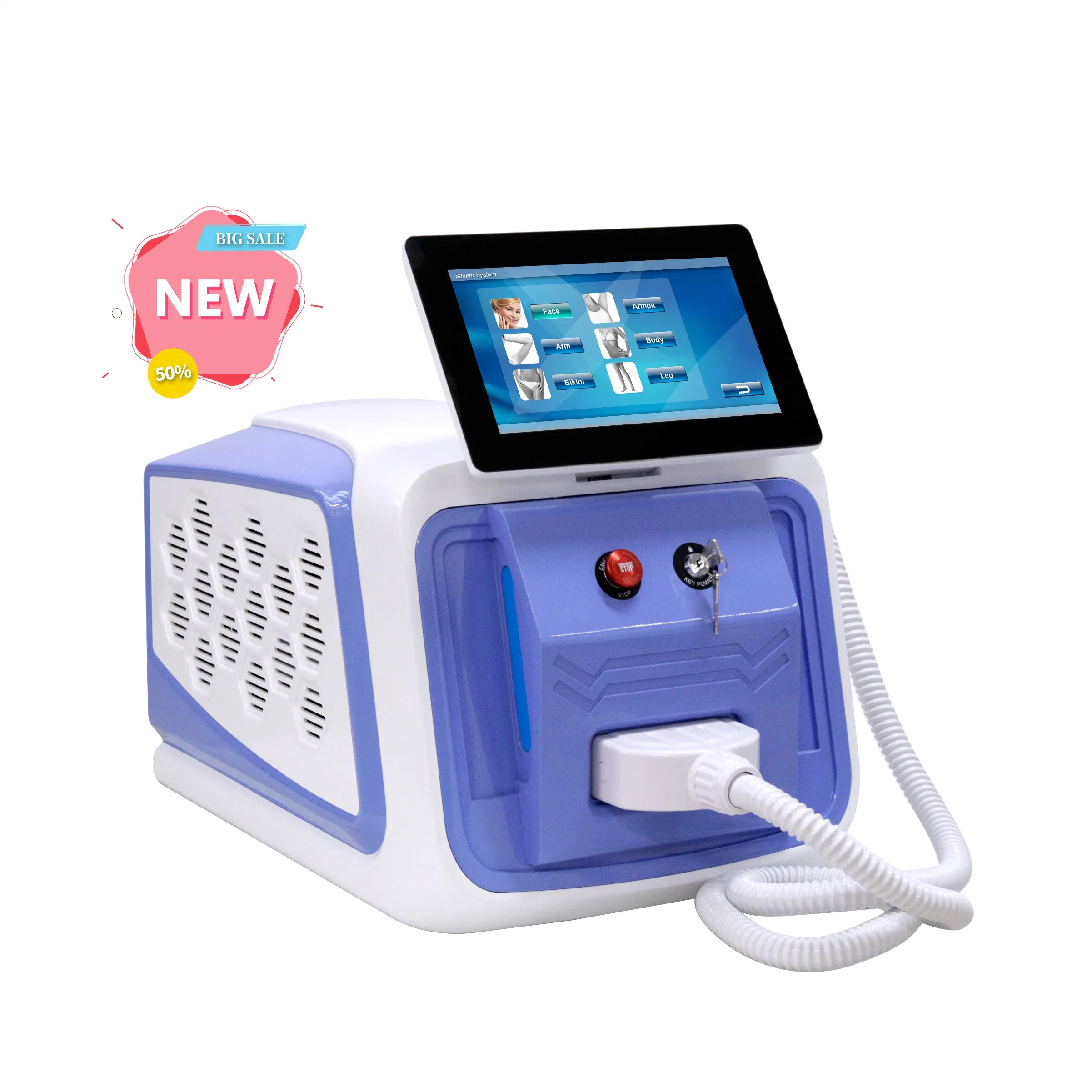 2023 New Technology ODM OEM Fiber Coupled Optic Diode Laser Hair Removal Machine 808nm Laser De Diodo Laiser Hair Removal Esthetician Equipment Manufacturer