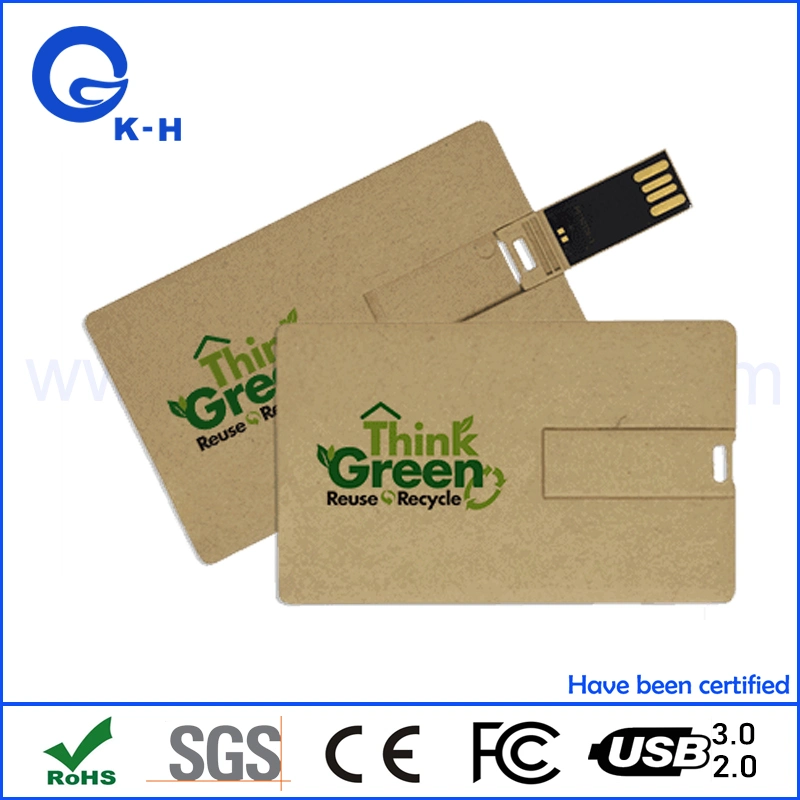 Eco Friendly Recycled Memory Card USB Flash Drive 16GB Pendrive