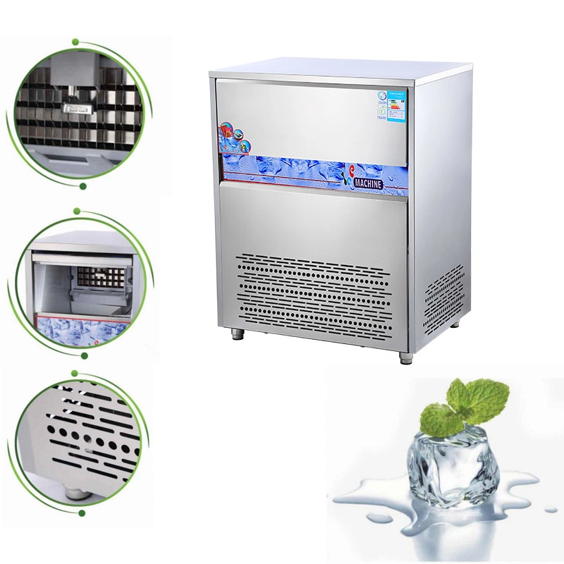 Commercial Ice Maker Machine Industrial Use 90kg Ice Making Machine Ice Block Machine for Kitchen