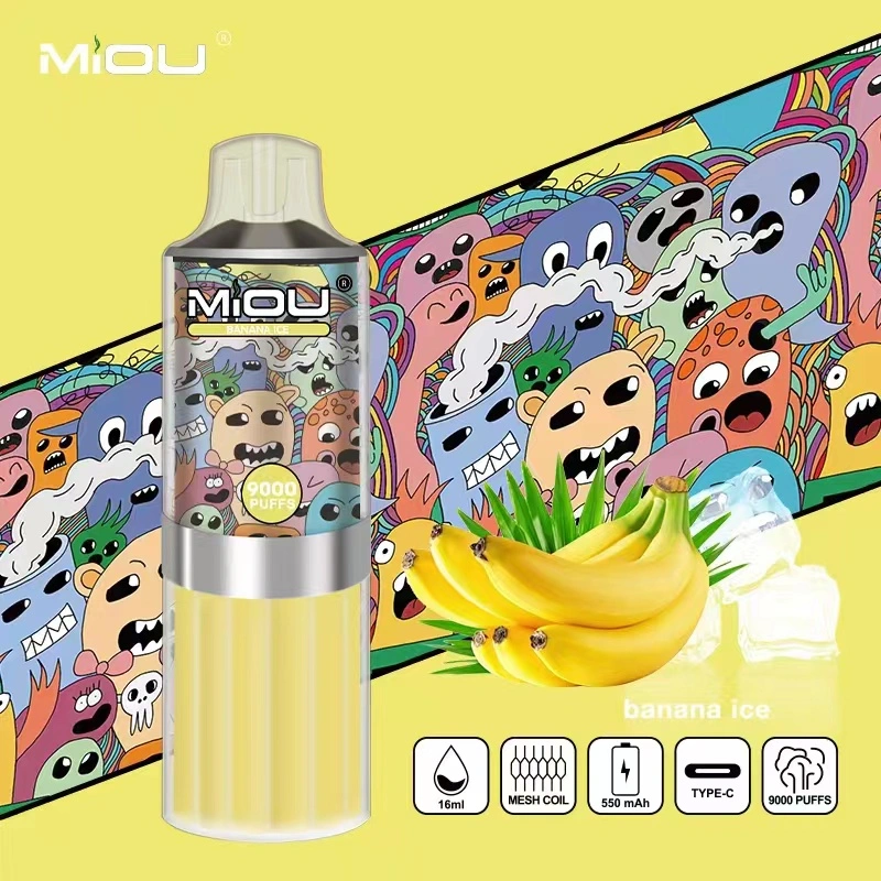 Factory Price 16ml Pre-Filled Disposable/Chargeable Vape Pen Miou 9000 Puffs