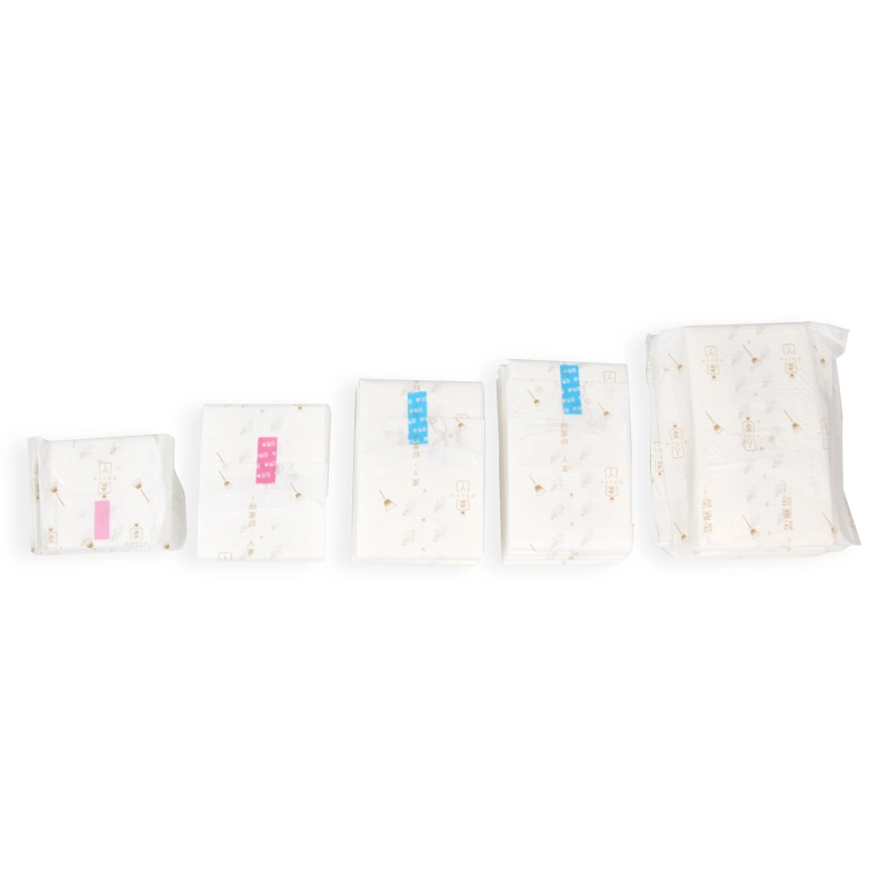 Low Cost Disposable Anti-Leak Sanitary Napkin Pad with Wings