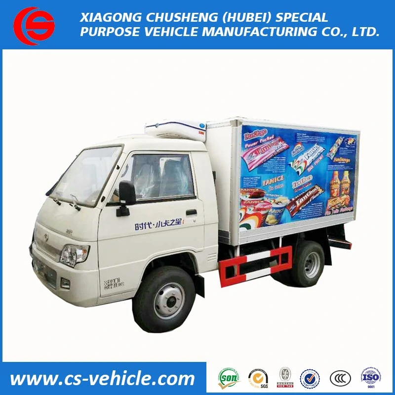 Foton 2 Ton Freezer Truck Meat Transport Used Small Freezer Truck Thermo King Truck Refrigeration Units Freezer for Sale