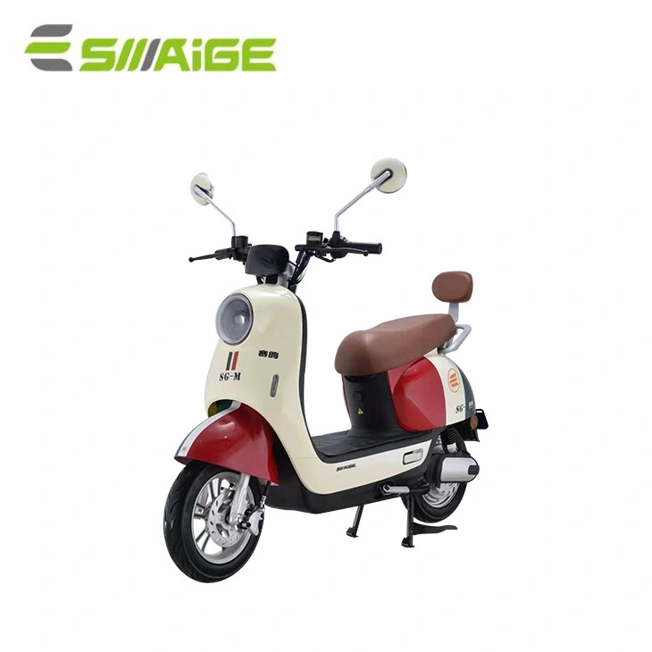 Saige 2 Wheel 800W Front and Rear Disc Brake 45km/Hr CCC CE 48V 60V Lead Acid Battery or Lithium Battery Electric Bike with NFC