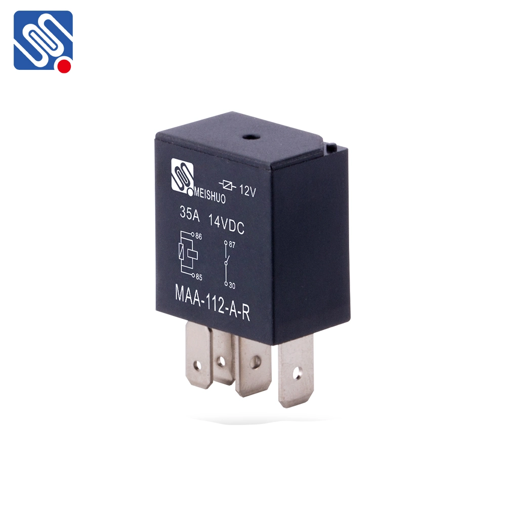 Meishuo Maa-S-112-a Micro Power 12V/24V 30A Electromagnetic DC Auto Relay