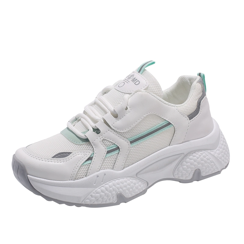 De confortables chaussures de mode Simple respirant Lady Sneakers Blanc Chaussures Chaussures Femmes chaussures de sport