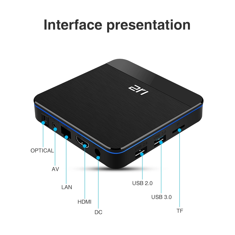 New Model U2 4GB RAM 64 ROM Smart Android TV Box